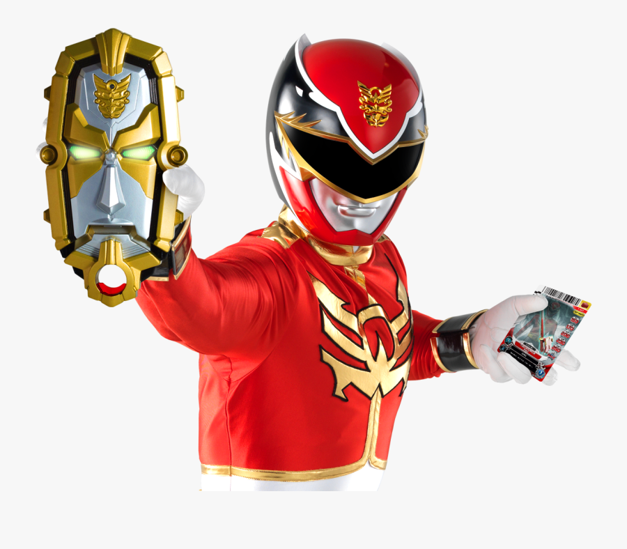 Transparent Power Ranger Clipart - Power Ranger Red Megaforce, Transparent Clipart