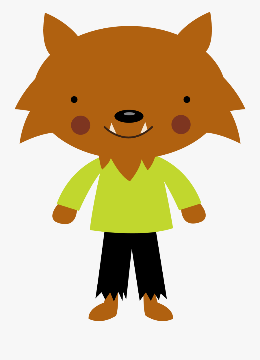 Halloween - Werewolf - Minus - Clipart - Pinterest - Cute Halloween Werewolf Clipart, Transparent Clipart