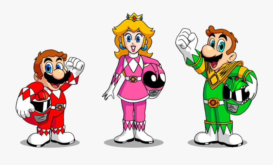 Power Ranger Clipart Free - Super Mario Power Rangers, Transparent Clipart