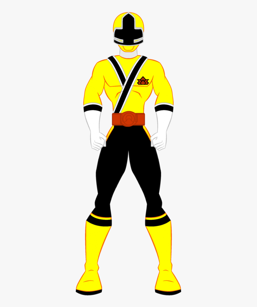 Power Rangers Amarelo Png - Male Yellow Samurai Ranger, Transparent Clipart