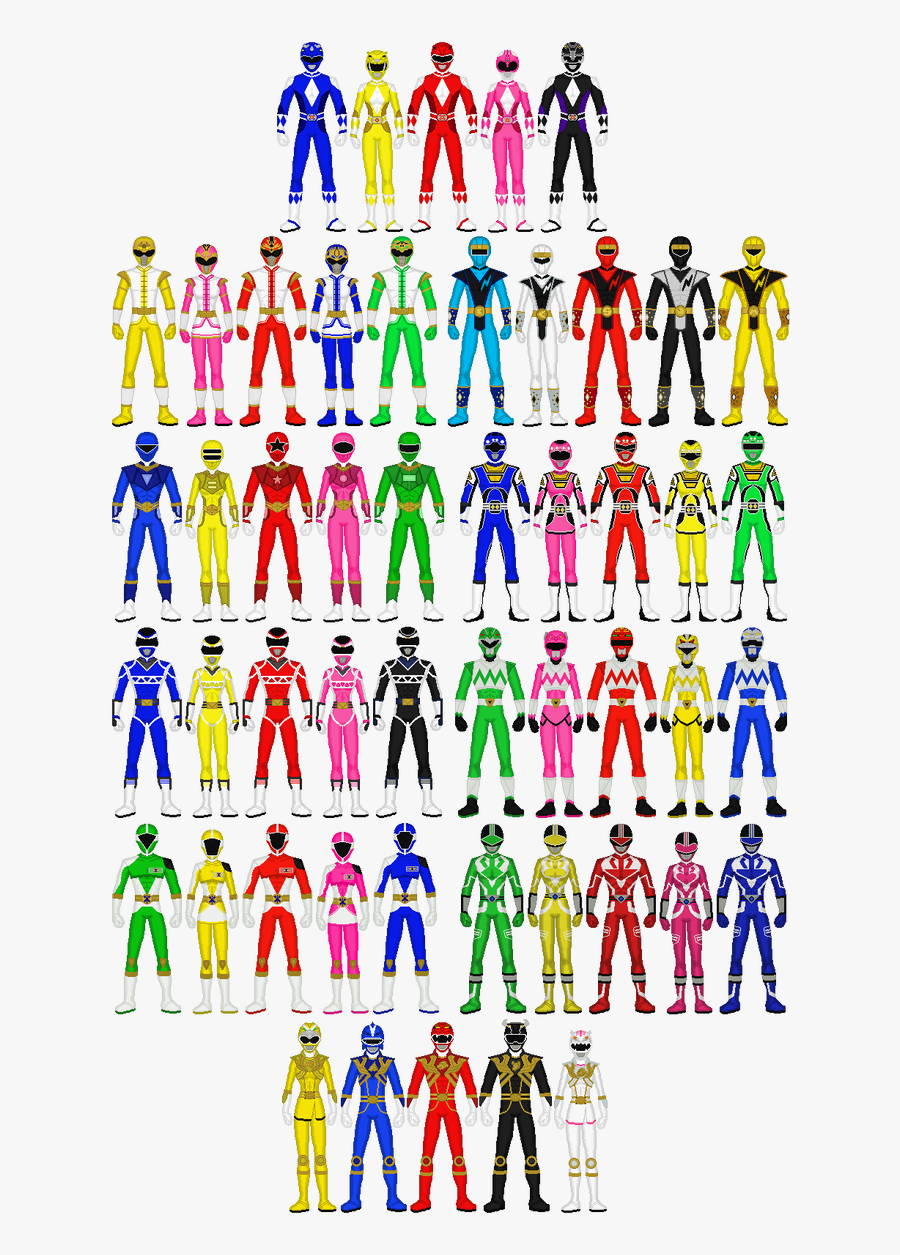 Power Rangers N-verse - Mighty Morphin Power Rangers Clipart, Transparent Clipart