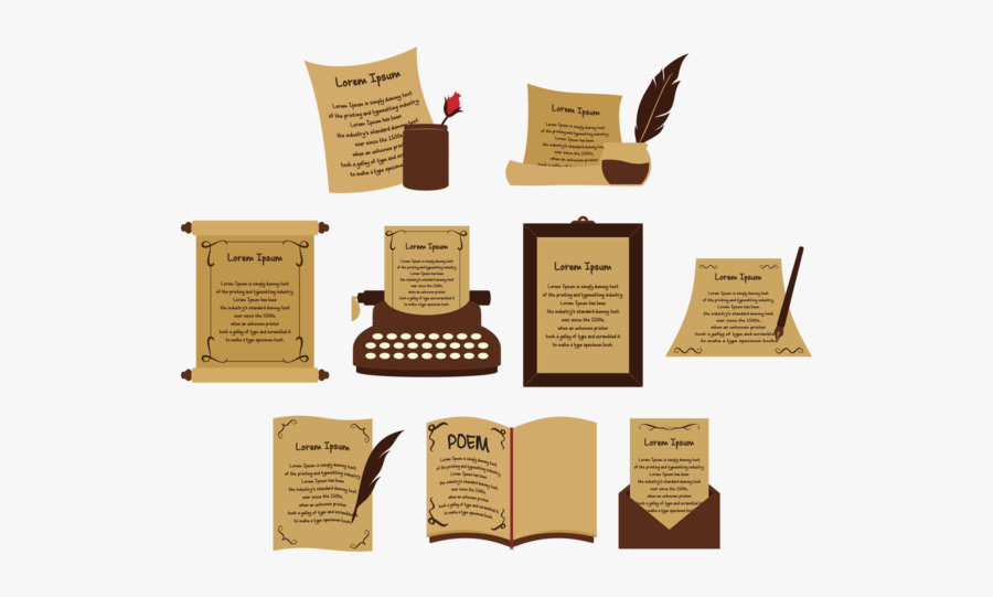 Poem Vector Icons - Poem Png Vector, Transparent Clipart