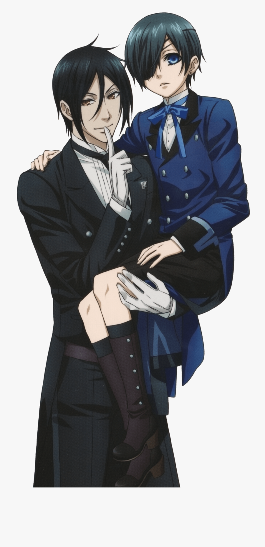 Kuroshitsuji Clipart Clipground - Sebastian And Ciel Png, Transparent Clipart