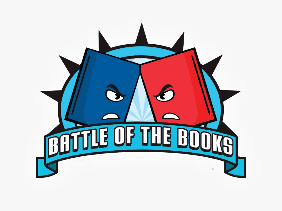 Battle Of The Books Clipart, Transparent Clipart