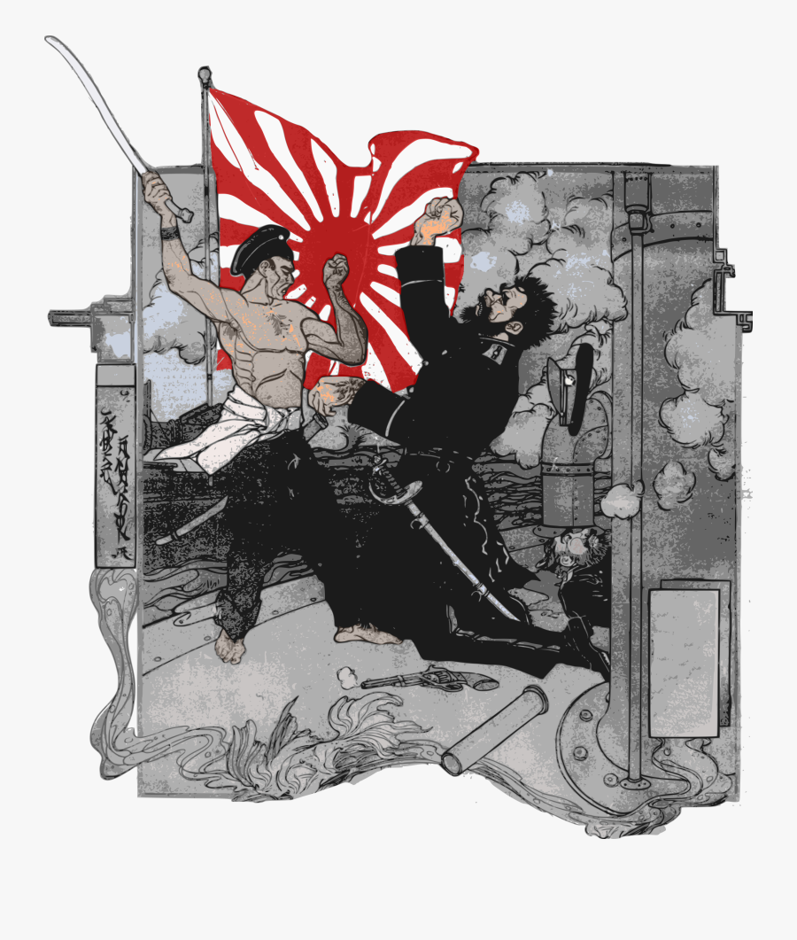 Russo-japanese War Combatants Remix - Russo Japanese War Illustration, Transparent Clipart