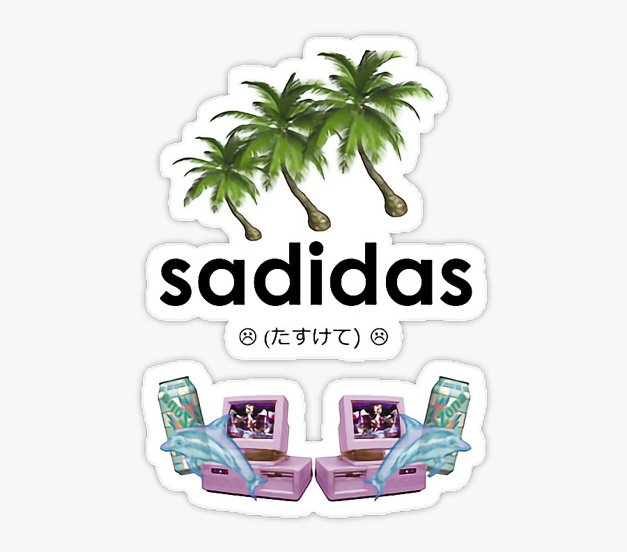 Adidas Boy Japanese Report - Aesthetic Stickers Png Boys, Transparent Clipart