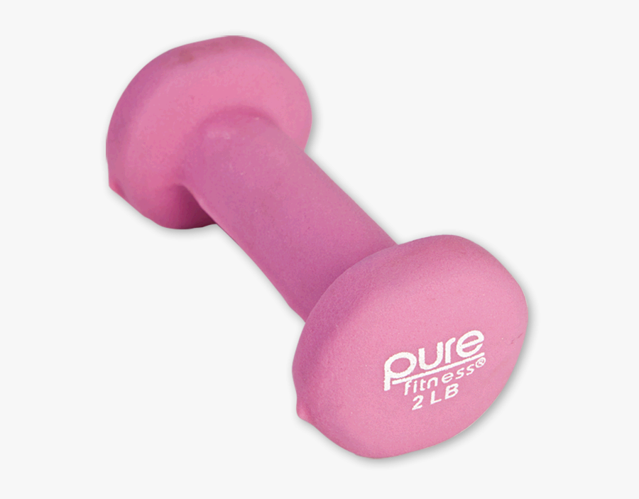 Transparent Weights Clipart - Pink Dumbbell Png, Transparent Clipart