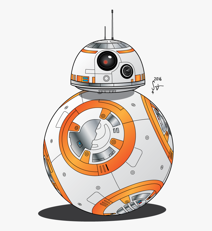 Star Wars Bb8 Clipart - Cartoon Star Wars Bb8, Transparent Clipart