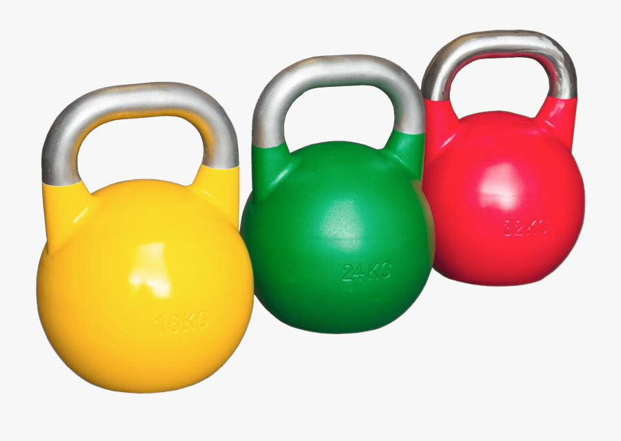 Coloured Kettlebells - Kettlebell, Transparent Clipart