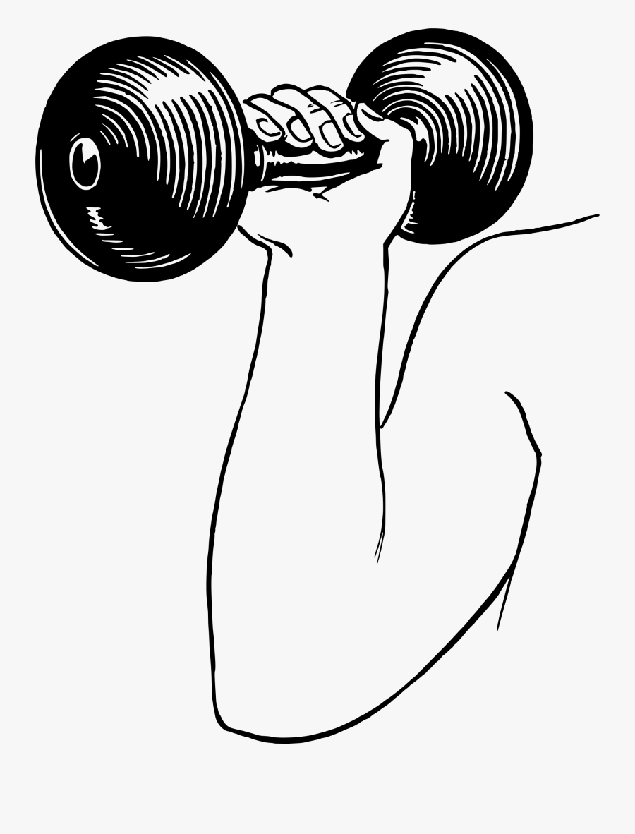 Dumbbell Clip Arts - Hantle Rysunek, Transparent Clipart