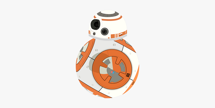 Bb8 Clipart Flat - Cartoon, Transparent Clipart