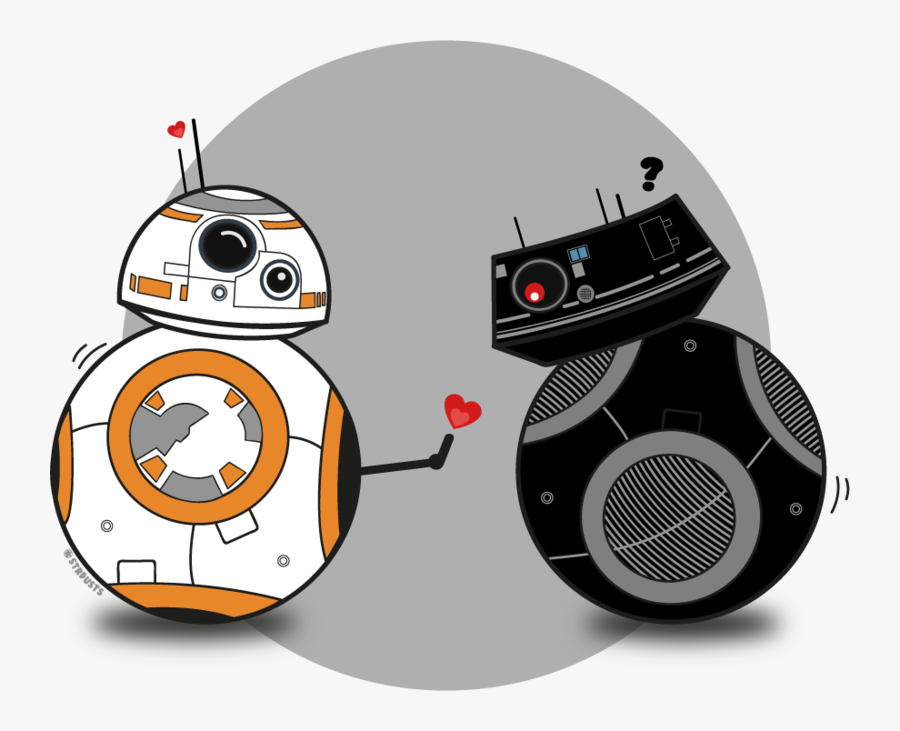 Bb 8 Star Wars Droid Drawing K 2so - Bb8 Y Bb9, Transparent Clipart