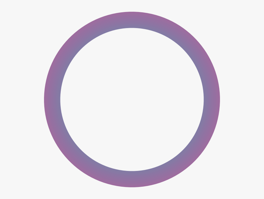 Hollow - Clipart - Clip Art Purple Circle, Transparent Clipart