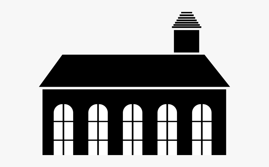 Silhouette Of A Church Building, Transparent Clipart