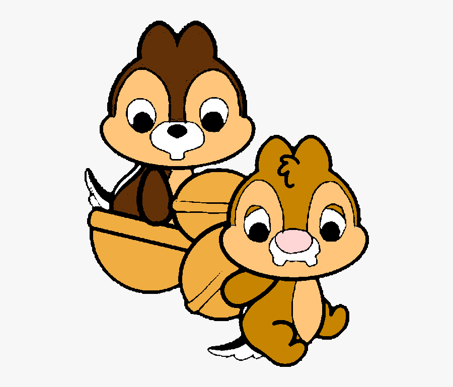 Image Of Chipmunk Clipart Cougar Cartoon Clip Art - Chip And Dale Baby, Transparent Clipart
