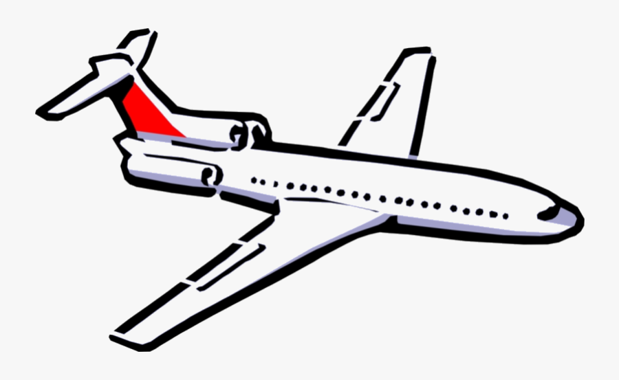 Airplane Aircraft Vector Illustrator Flying Clipart - Airplane Gif No Background, Transparent Clipart