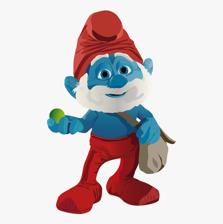 Alvin The Chipmunk Illustration, Digital Artwork Clipart - Papa Smurf Gargamel Smurfs, Transparent Clipart