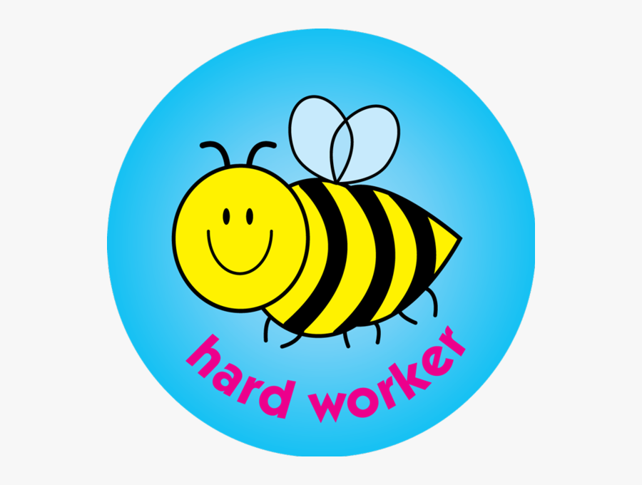 Bee Hard Working - Hard Worker Bee, Transparent Clipart