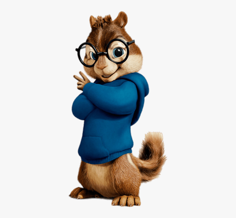 Alvin And The Chipmunks Simon Making Peace Sign - Alvin And The Chipmunks Smart One, Transparent Clipart