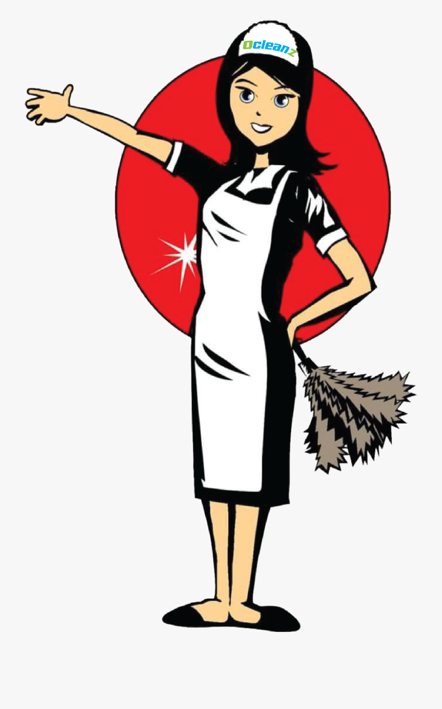 We Make Clean Environment For Healthy Living - Maid, Transparent Clipart