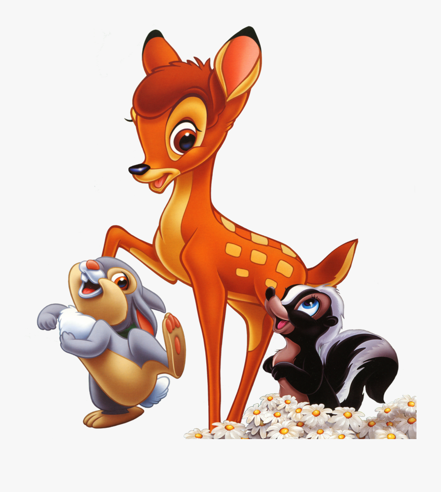 Chipmunk Clipart Bambi Character - Bambi Png, Transparent Clipart