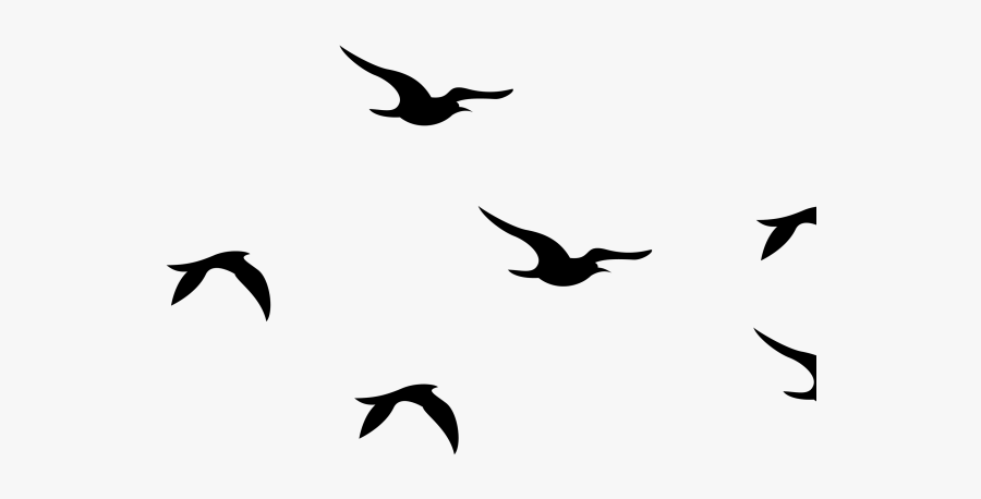 Flying Bird Clipart Silhouette - Flying Bird Silhouette Png, Transparent Clipart