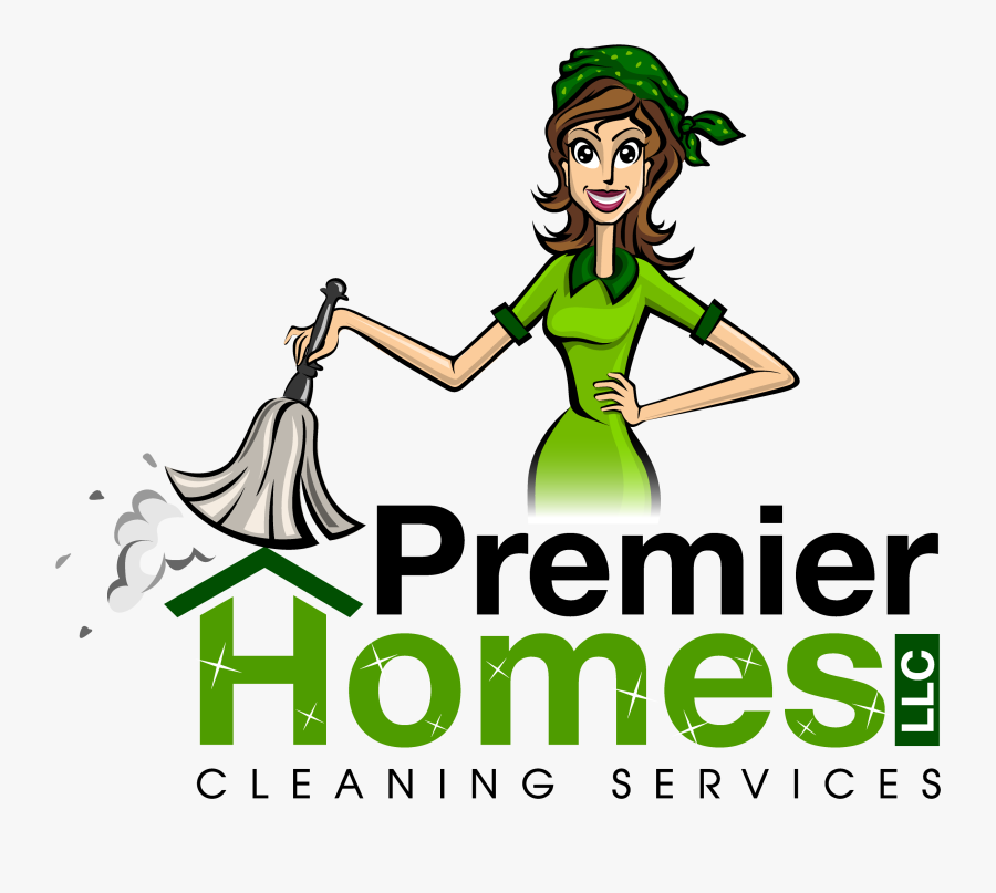 Homes Service Premier Illustration Maid Cleaning Services - Cartoon, Transparent Clipart