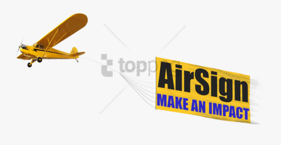 Download Images Background - Plane With Message Png, Transparent Clipart