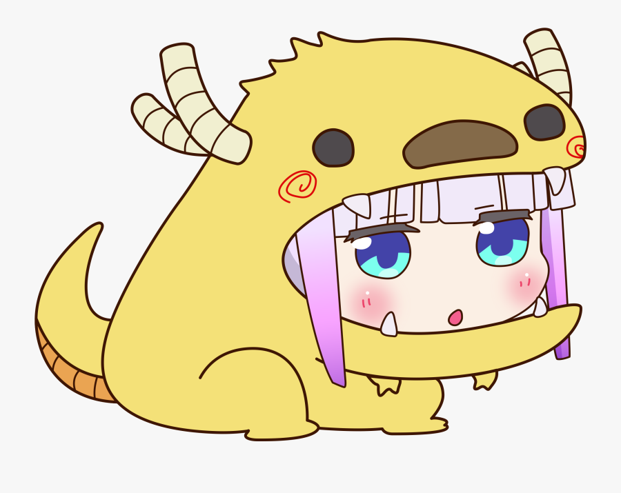 Transparent Elma Clipart - Kobayashi San Chi No Maid Dragon Chibi, Transparent Clipart