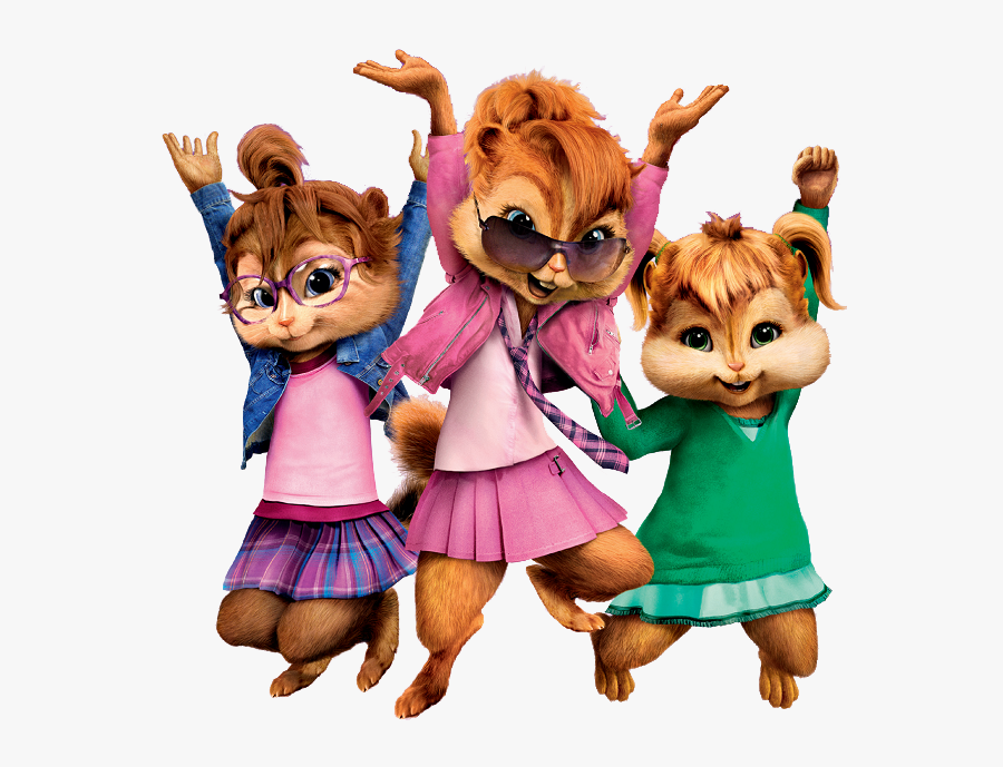 Transparent Chipmunks Clipart - Alvin And The Chipmunks Chipettes 2009, Transparent Clipart