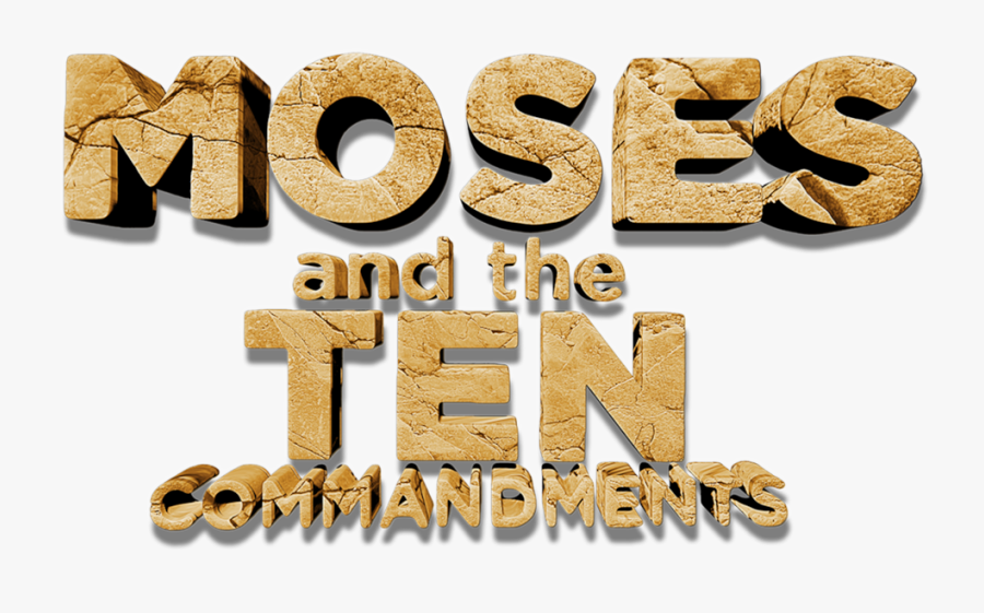 Moses And The Ten Commandments - Calligraphy, Transparent Clipart