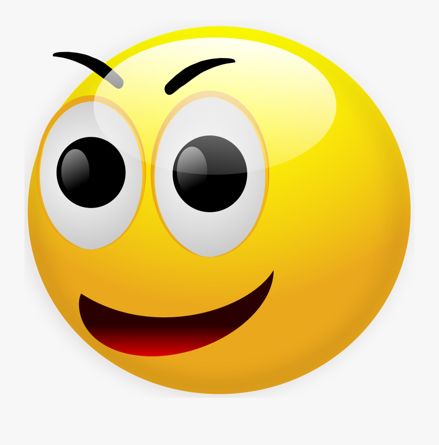 Emoticon Clip Art Gif - Smiley Face 3d Png, Transparent Clipart