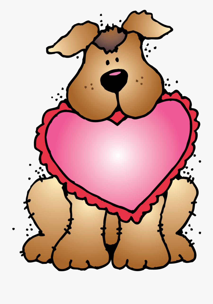 Valentine"s Day Clipart Bee - Valentines Day Dog Clipart, Transparent Clipart