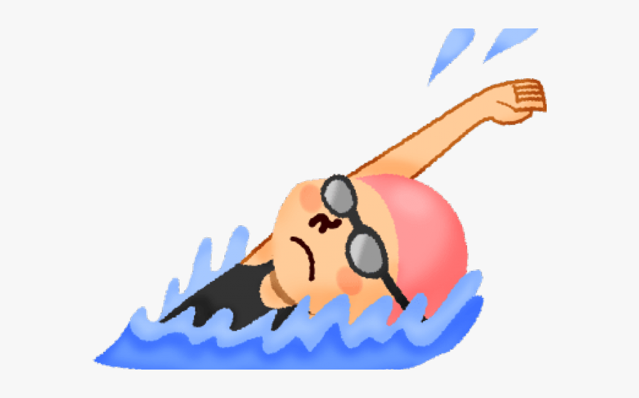 Swimming Clipart Back Stroke - Backstroke Clipart Transparent, Transparent Clipart