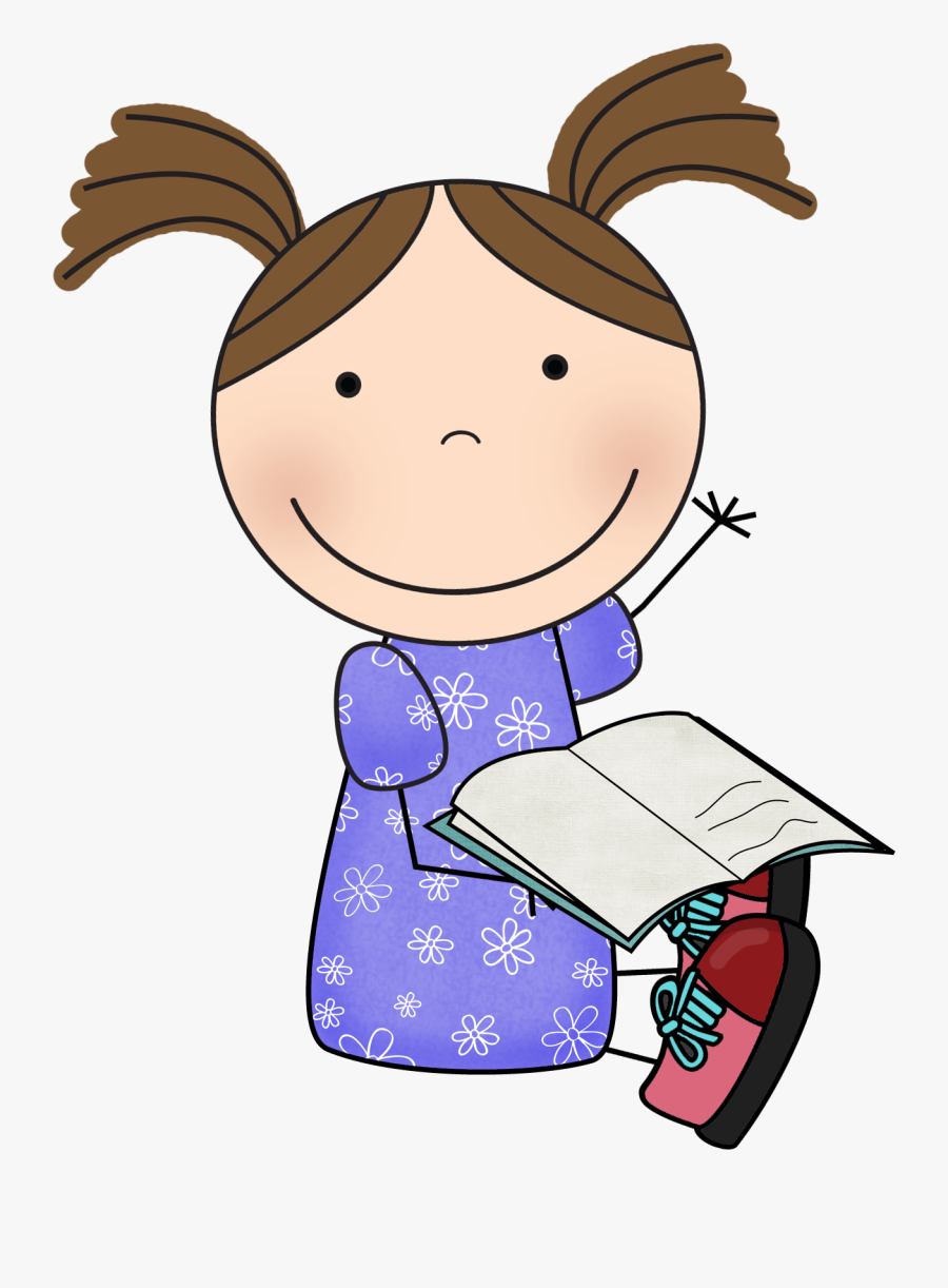 Classroom Clipart, School Clipart, Art Classroom, Girls - Stick Figure School Clipart, Transparent Clipart