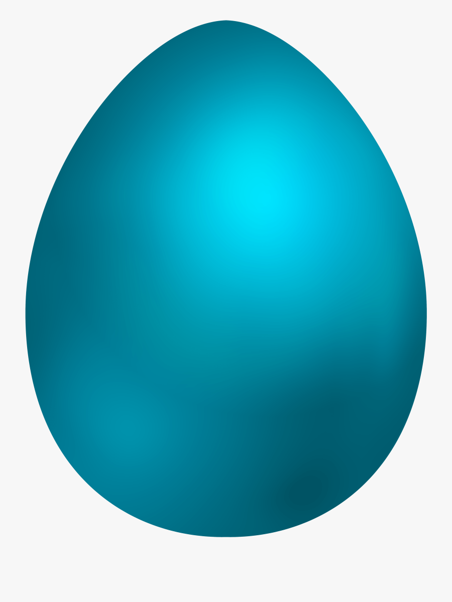 Sky Blue Easter Egg Png Clip Art - Transparent Easter Egg Png , Free