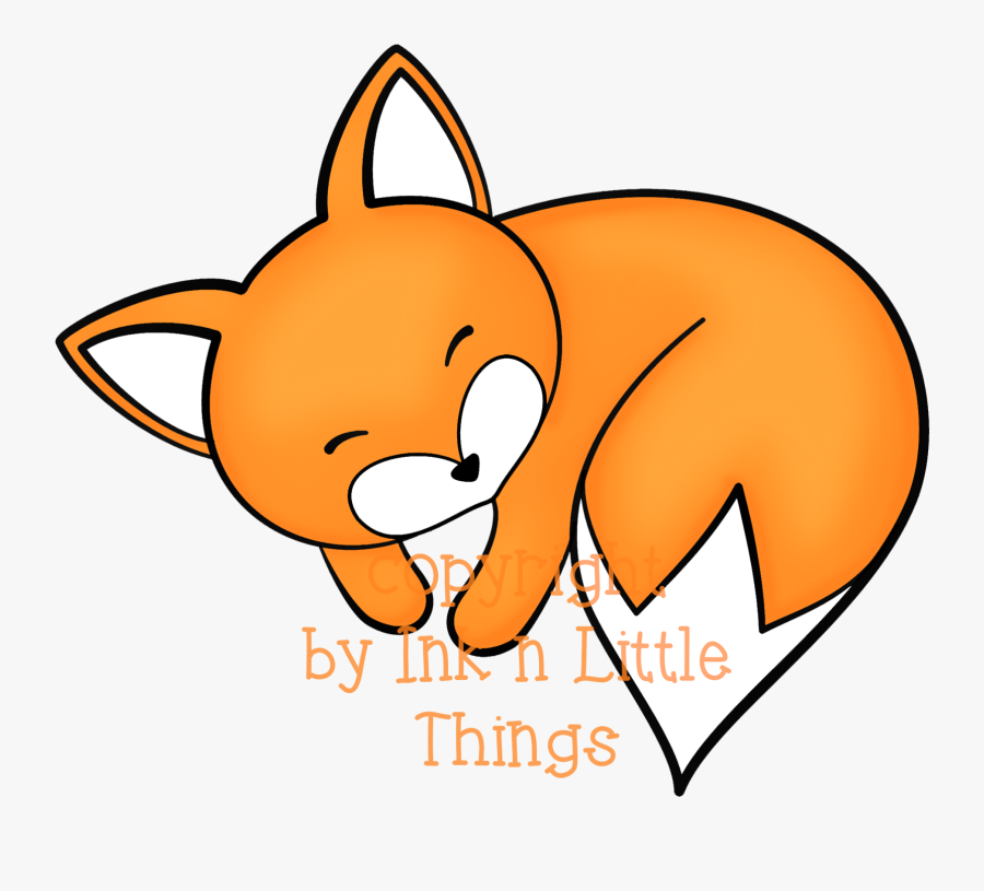 Transparent Fox Clipart - Orange Things Clip Art, Transparent Clipart
