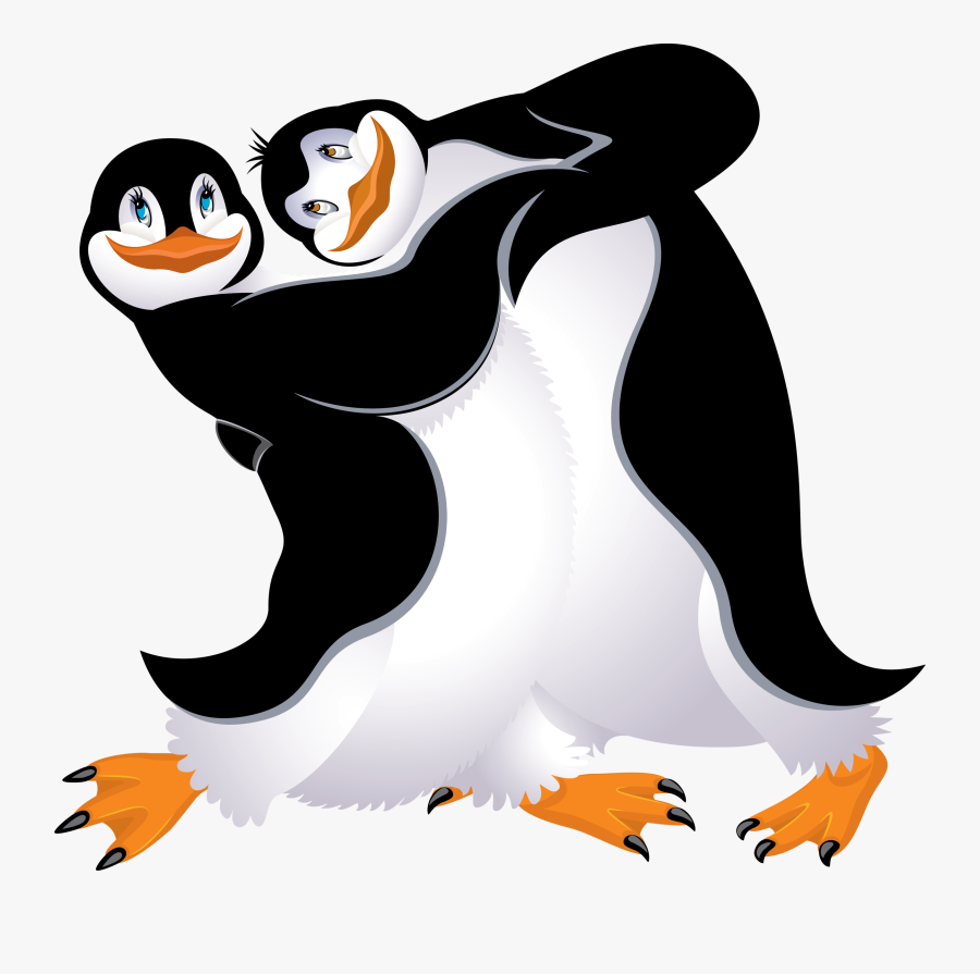 Transparent Penguin Clipart Png - Dancing Birds Clipart, Transparent Clipart