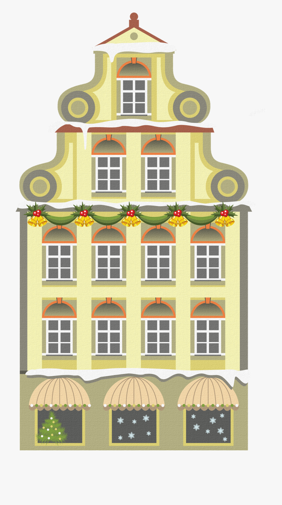 Houses Clipart - Vimperk, Transparent Clipart