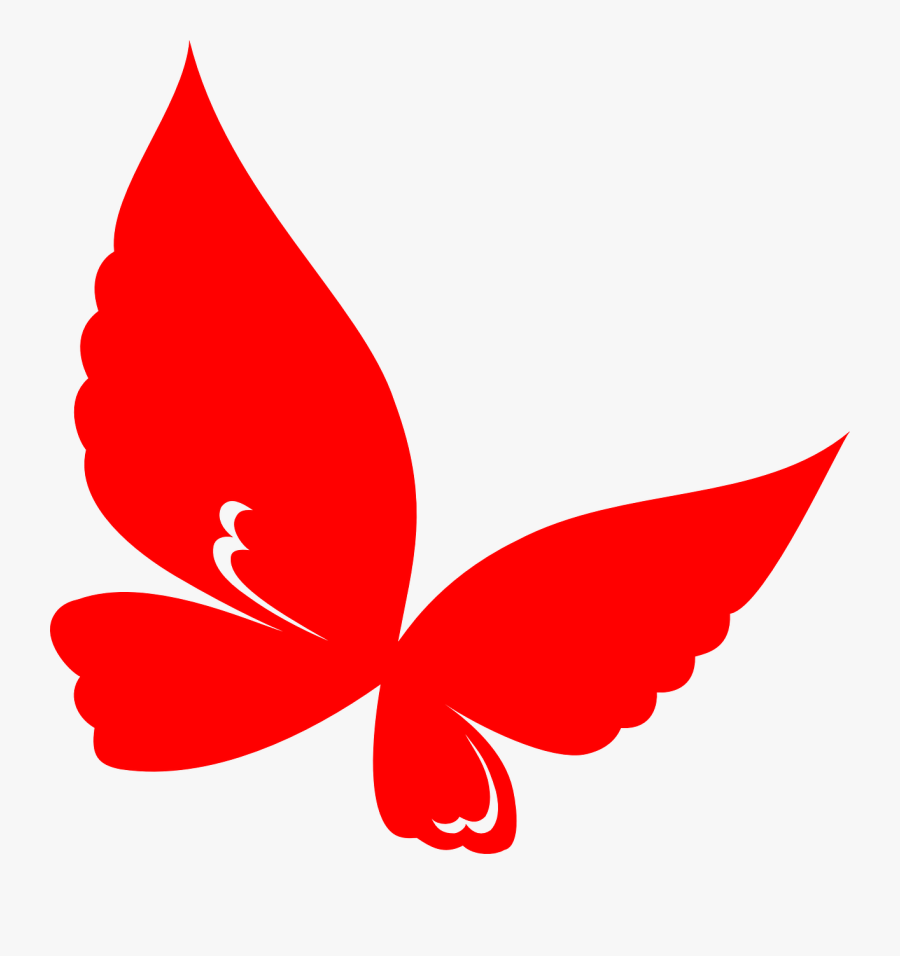 Butterfly Clipart Red - Clipart Red Butterfly, Transparent Clipart