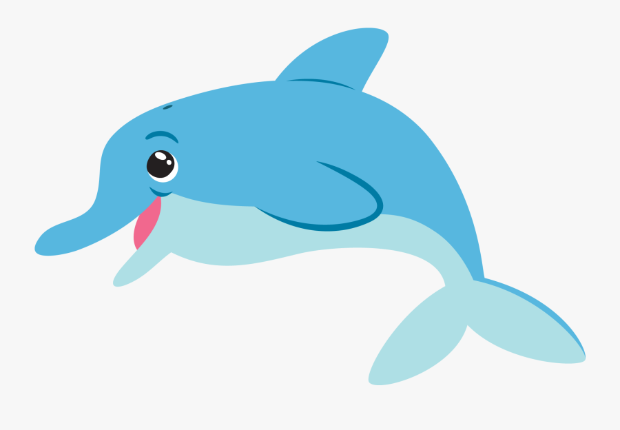 Cute Baby Dolphin Clipart Free Clipart Images - Transparent Background Dolphin Clip Art, Transparent Clipart