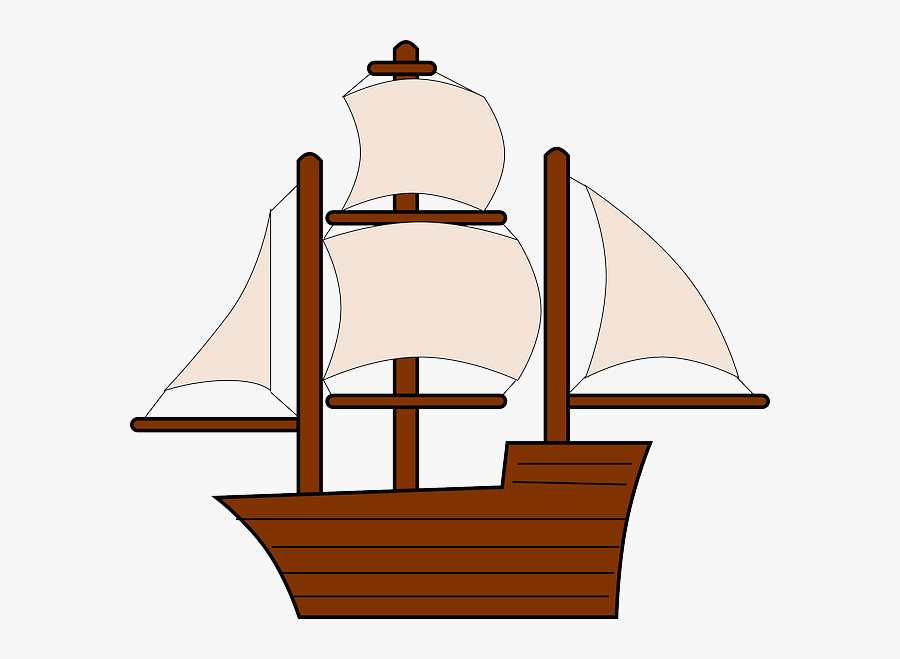 House Boat Clipart - Sail Ship Clipart, Transparent Clipart