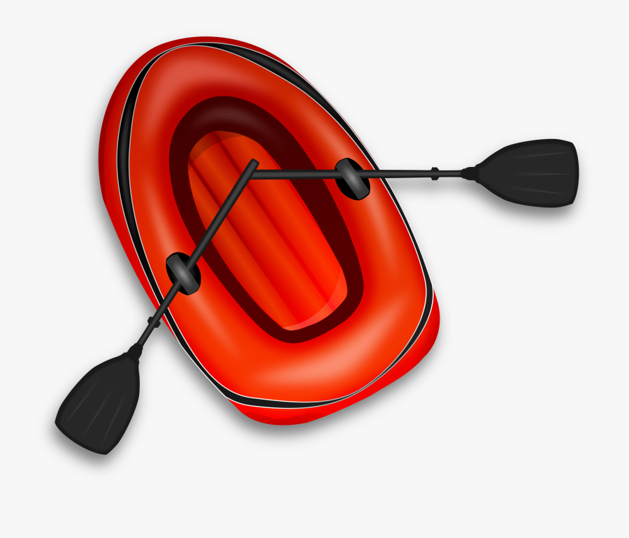 Row Boat Black And White Clipart Clipart Kid - Rubber Boat Clip Art, Transparent Clipart