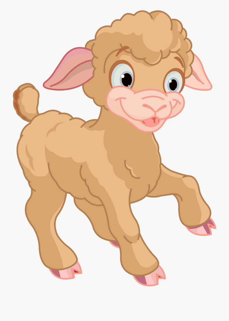 Sheep Lamb Clipart - Mary Had A Little Lamb Png, Transparent Clipart
