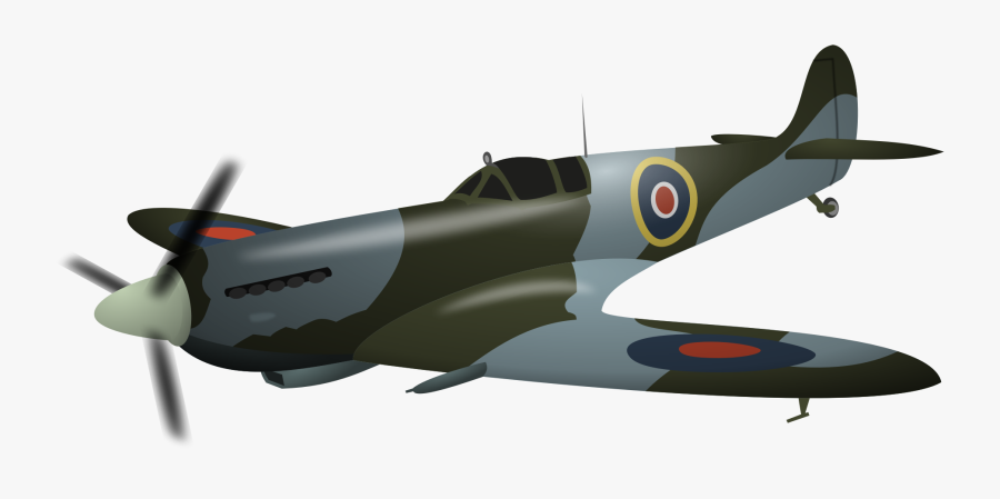 Transparent Airplane Clipart - World War 2 Plane Clipart, Transparent Clipart