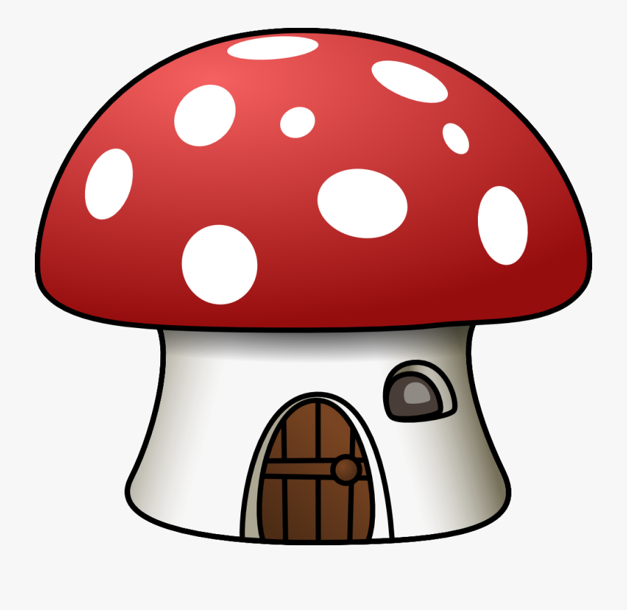 Mushroom House Clipart, Vector Clip Art Online, Royalty - Mushroom House Clipart, Transparent Clipart