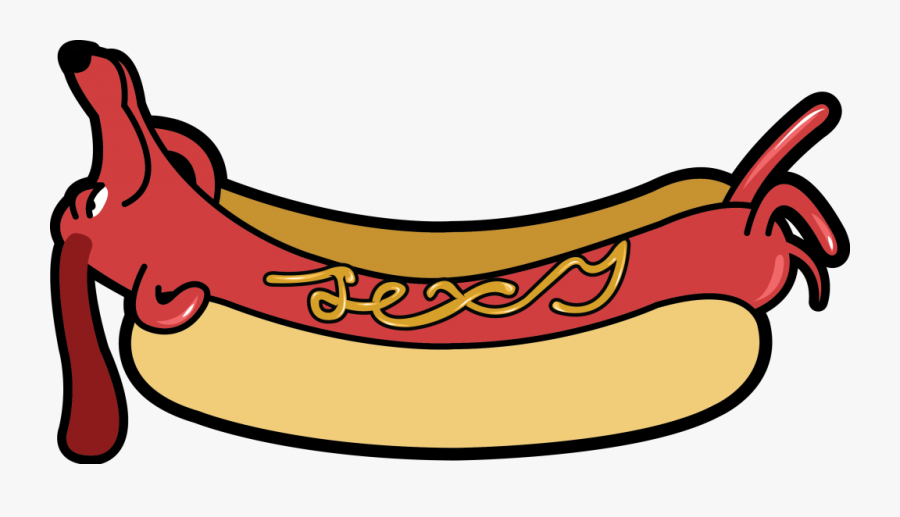 Hot Dog And Chips Clipart - Clipart Hotdog Dog, Transparent Clipart