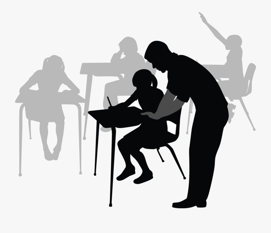 Students Classroom Silhouette Png, Transparent Clipart