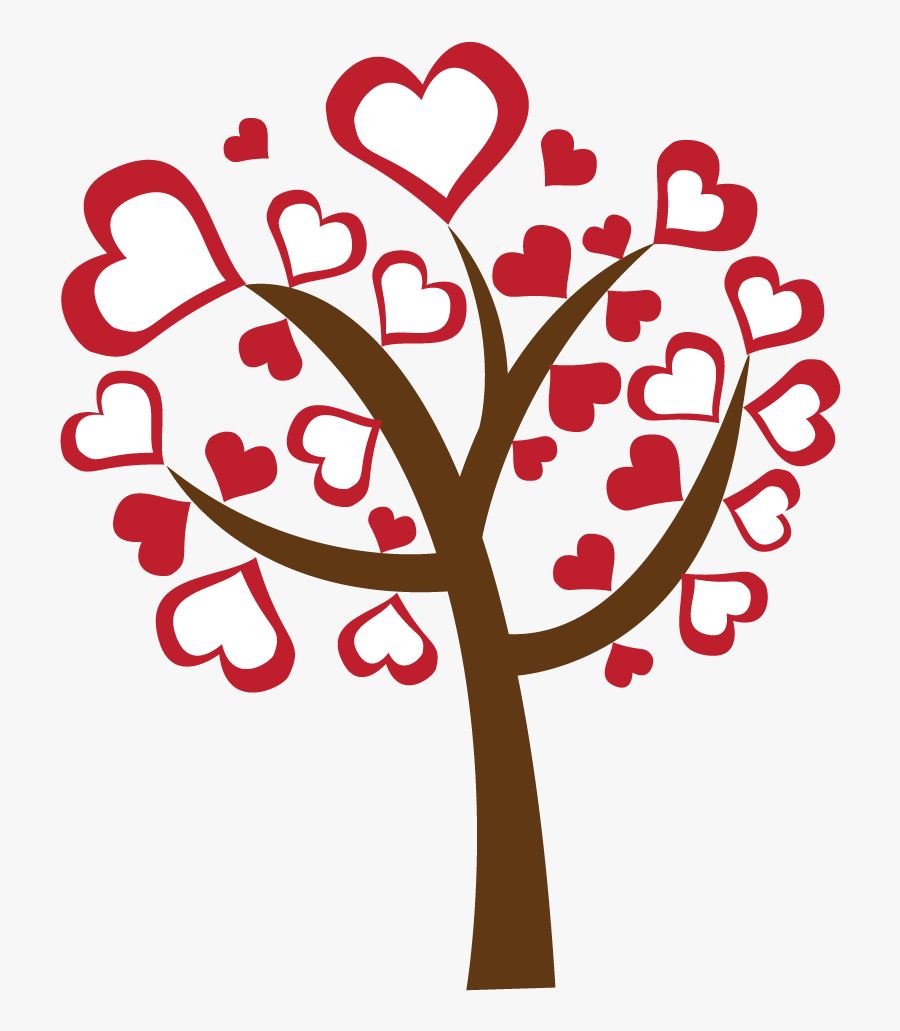 Valentine"s Day Clipart Heart Tree - Transparent Background Valentines Day Clipart, Transparent Clipart