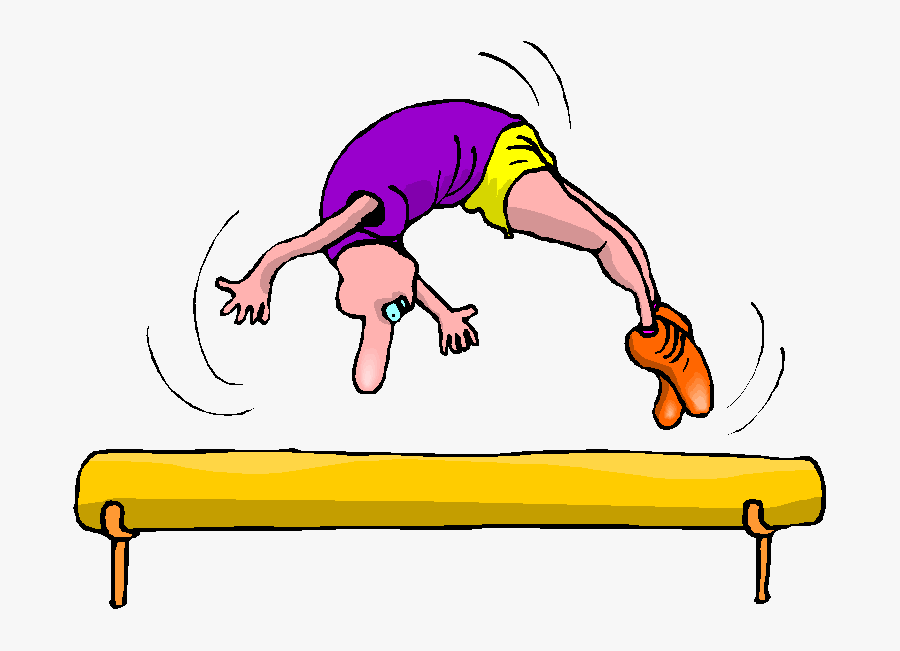 Flipped Classroom Clipart - Gymnastics Cartoon, Transparent Clipart